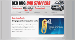 Desktop Screenshot of bedbugcarstoppers.com