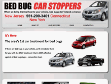 Tablet Screenshot of bedbugcarstoppers.com